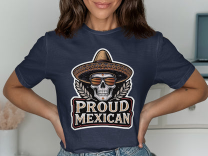 Proud Mexican Graphic T-Shirt for Casual Wear product type
