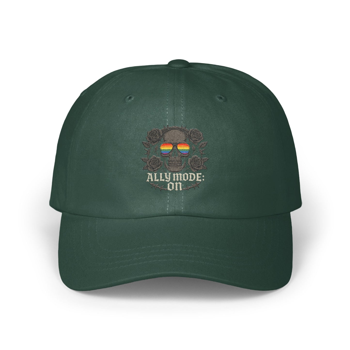 Ally Mode On LGBTQ Supporter Baseball Cap product type