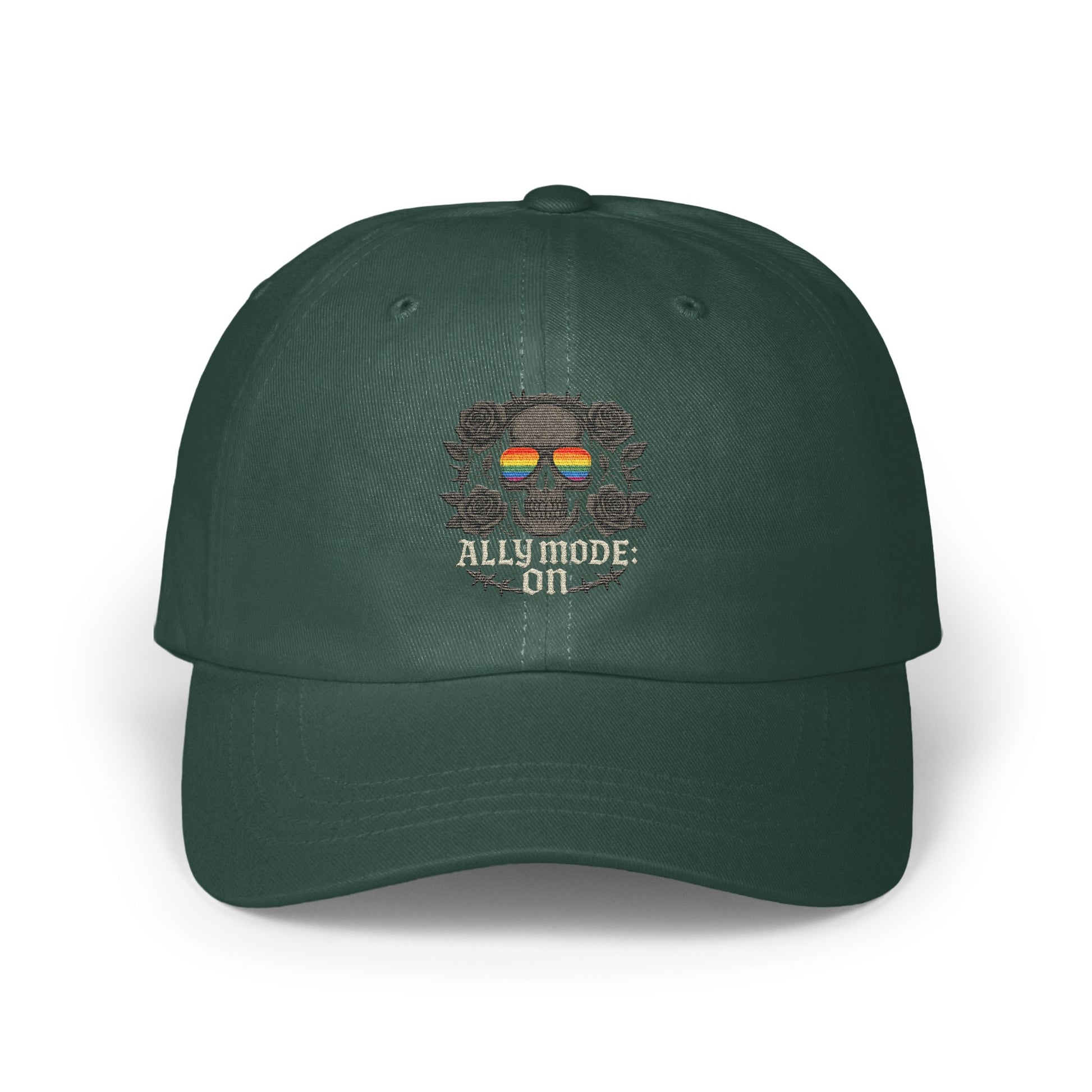 Ally Mode On LGBTQ Supporter Baseball Cap product type