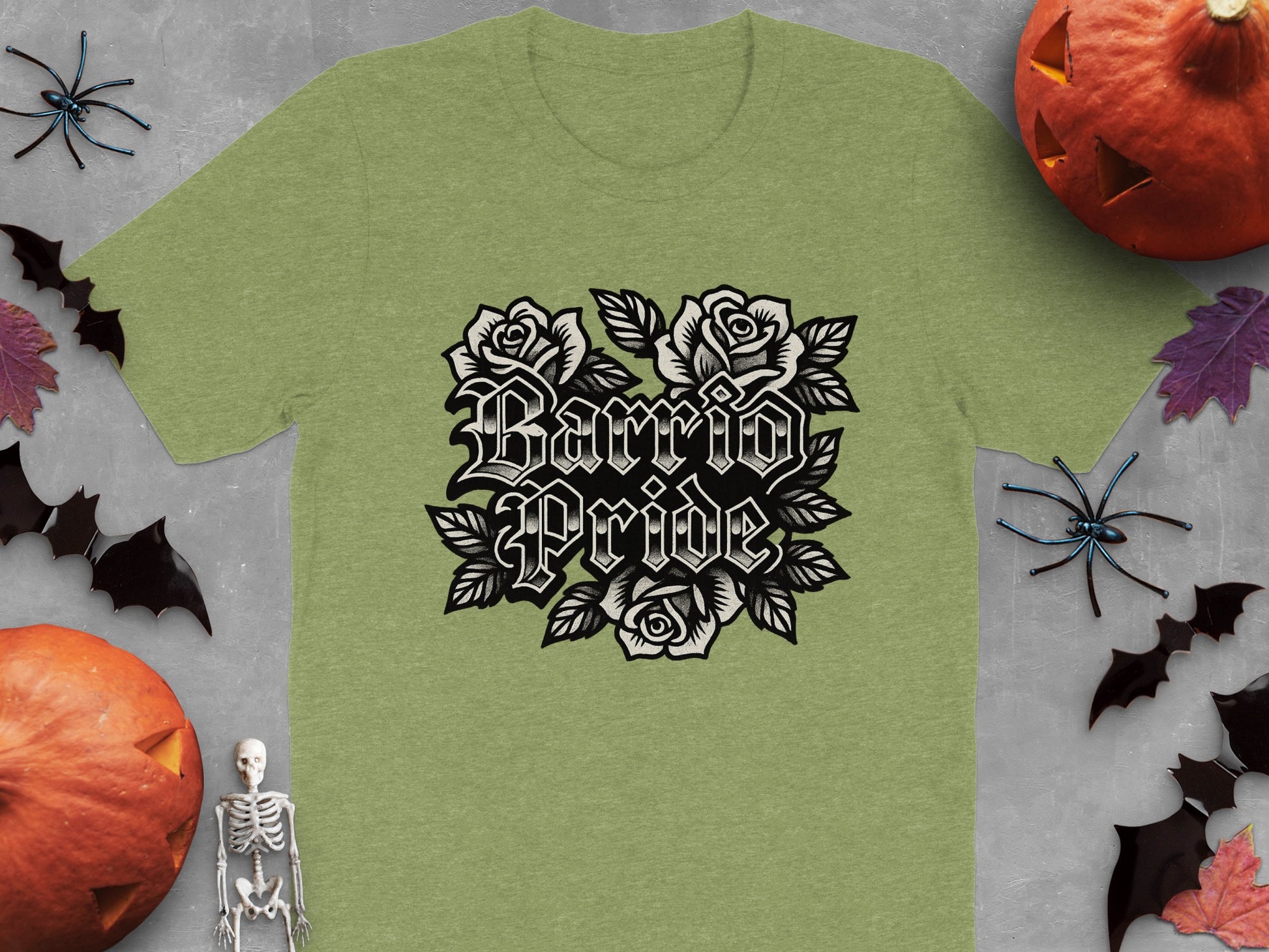 Barrio Pride Graphic Halloween Themed T-shirt product