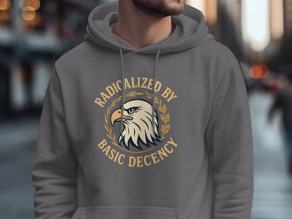 Radicalized By Basic Decency Eagle Graphic product