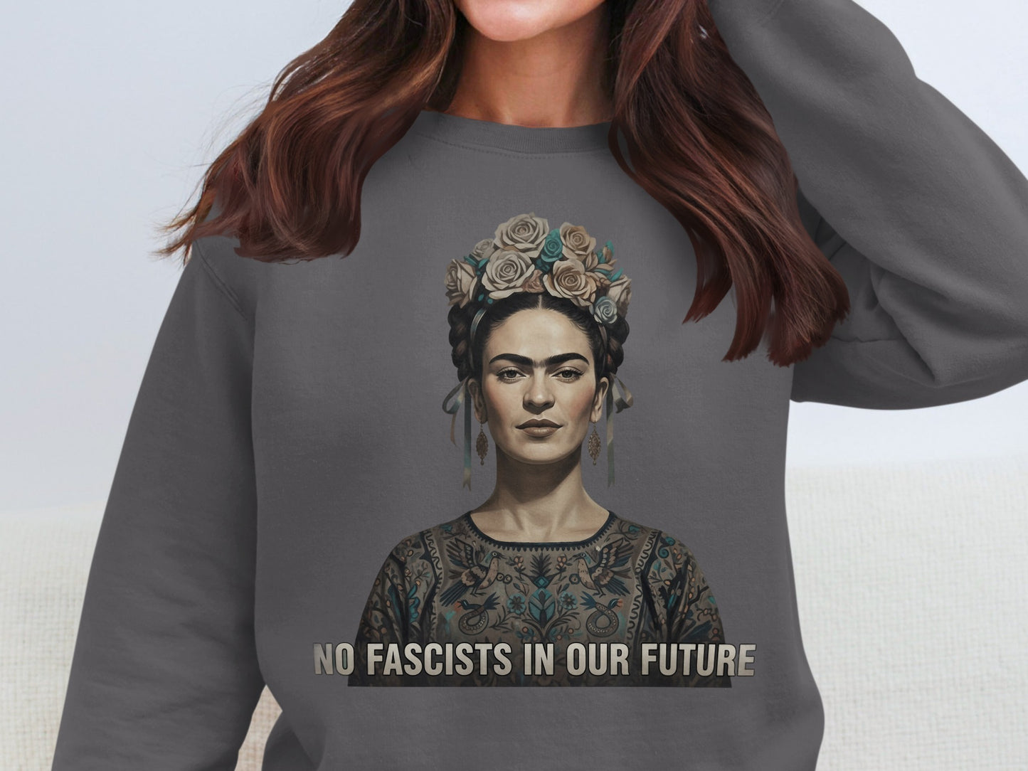 No Fascists In Our Future Statement Sweatshirt