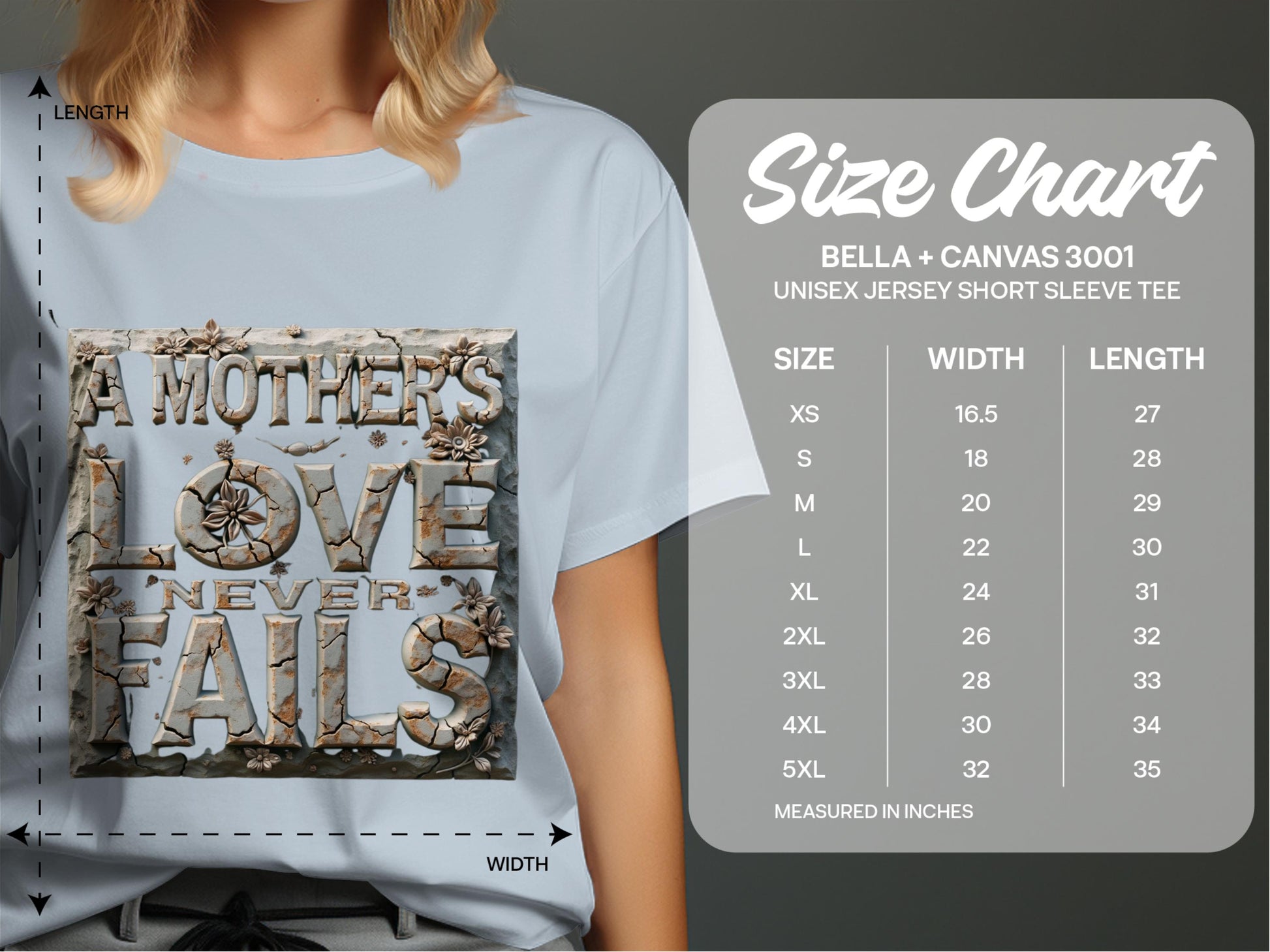 A Mother's Love Never Fails Short Sleeve Tee product