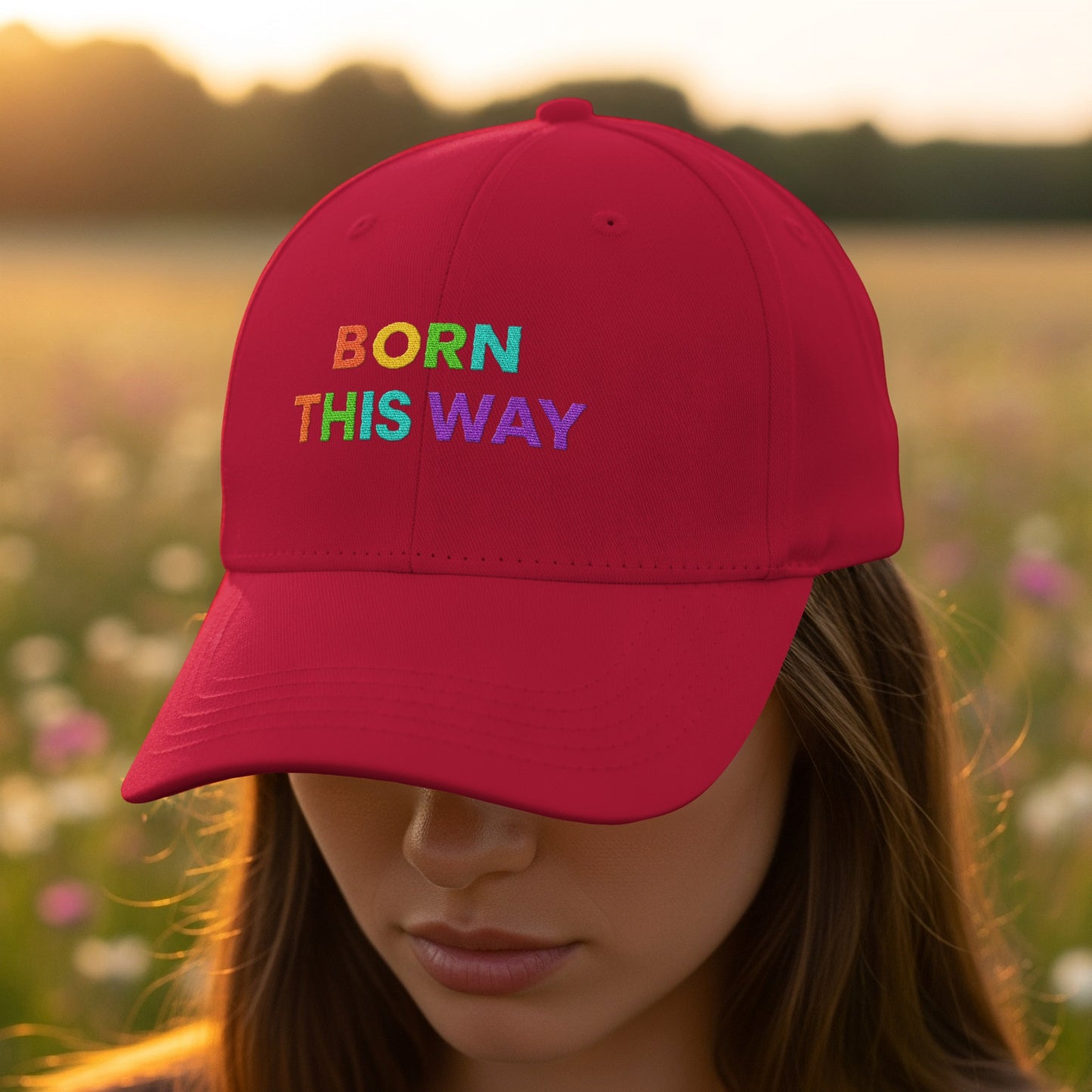 Born This Way Embroidered Baseball Cap product type