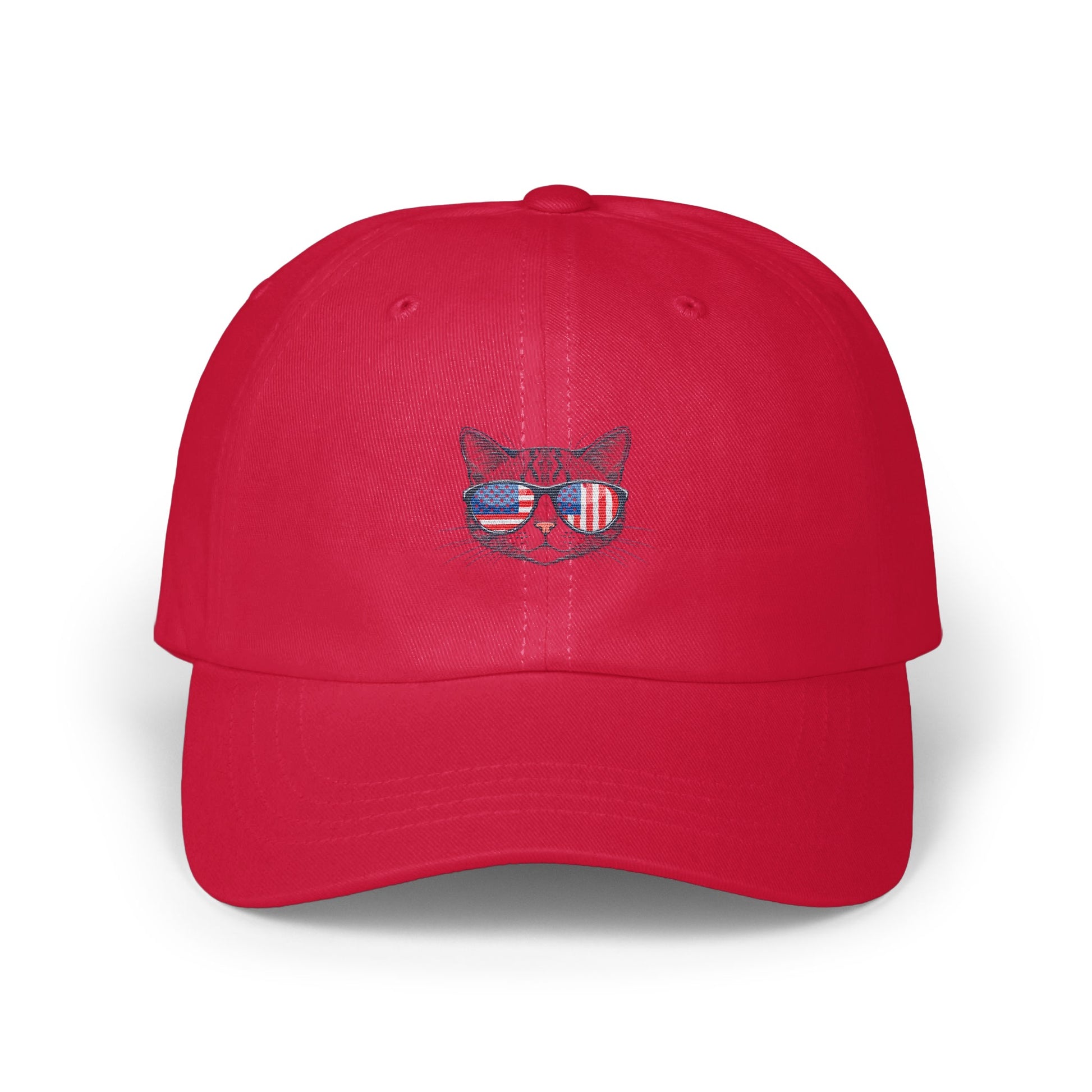 Cool Cat with Sunglasses Embroidered Cap product type