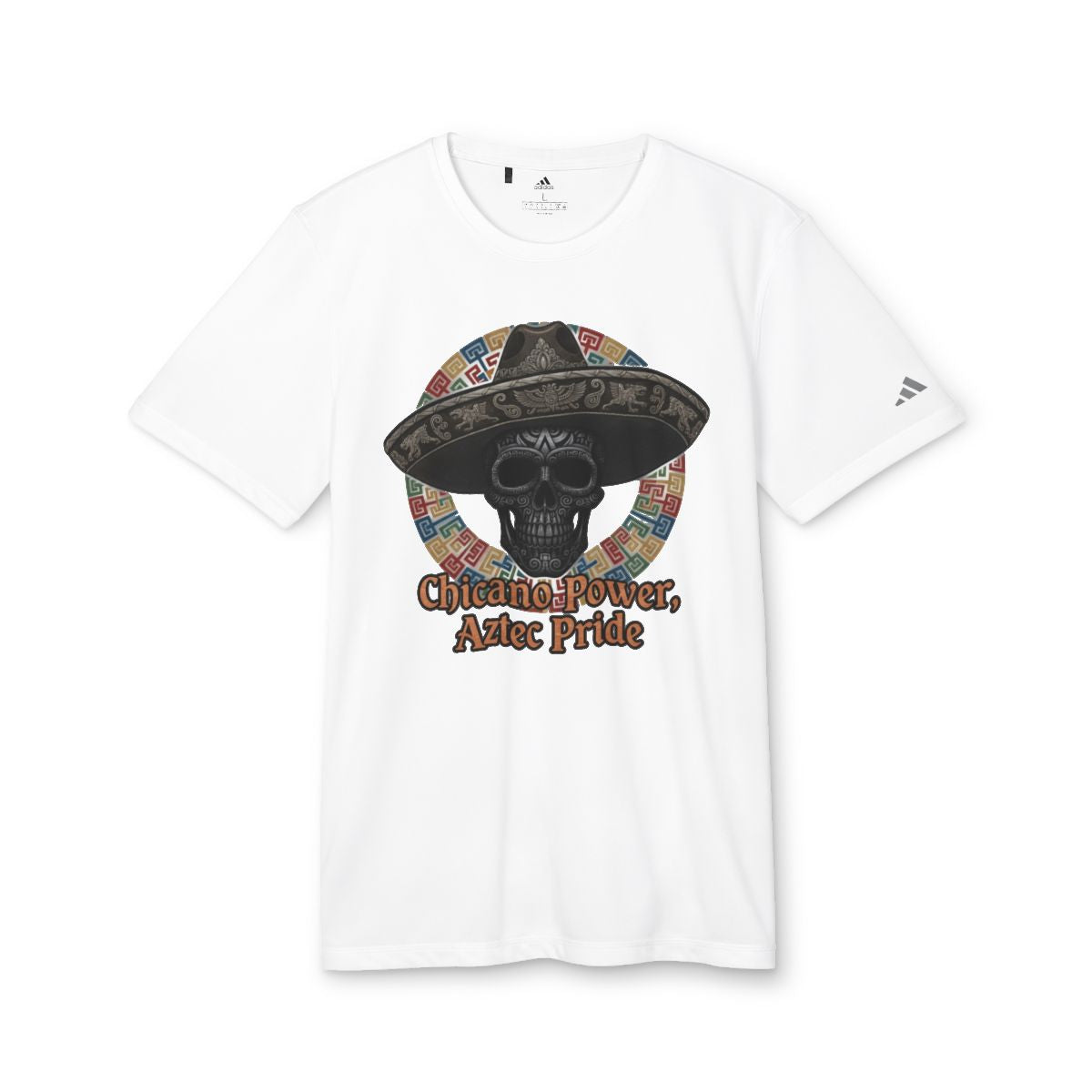 Chicano Power Aztec Pride Skull T-shirt