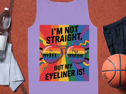 Colorful I'm Not Straight But My Eyeliner Is! product type
