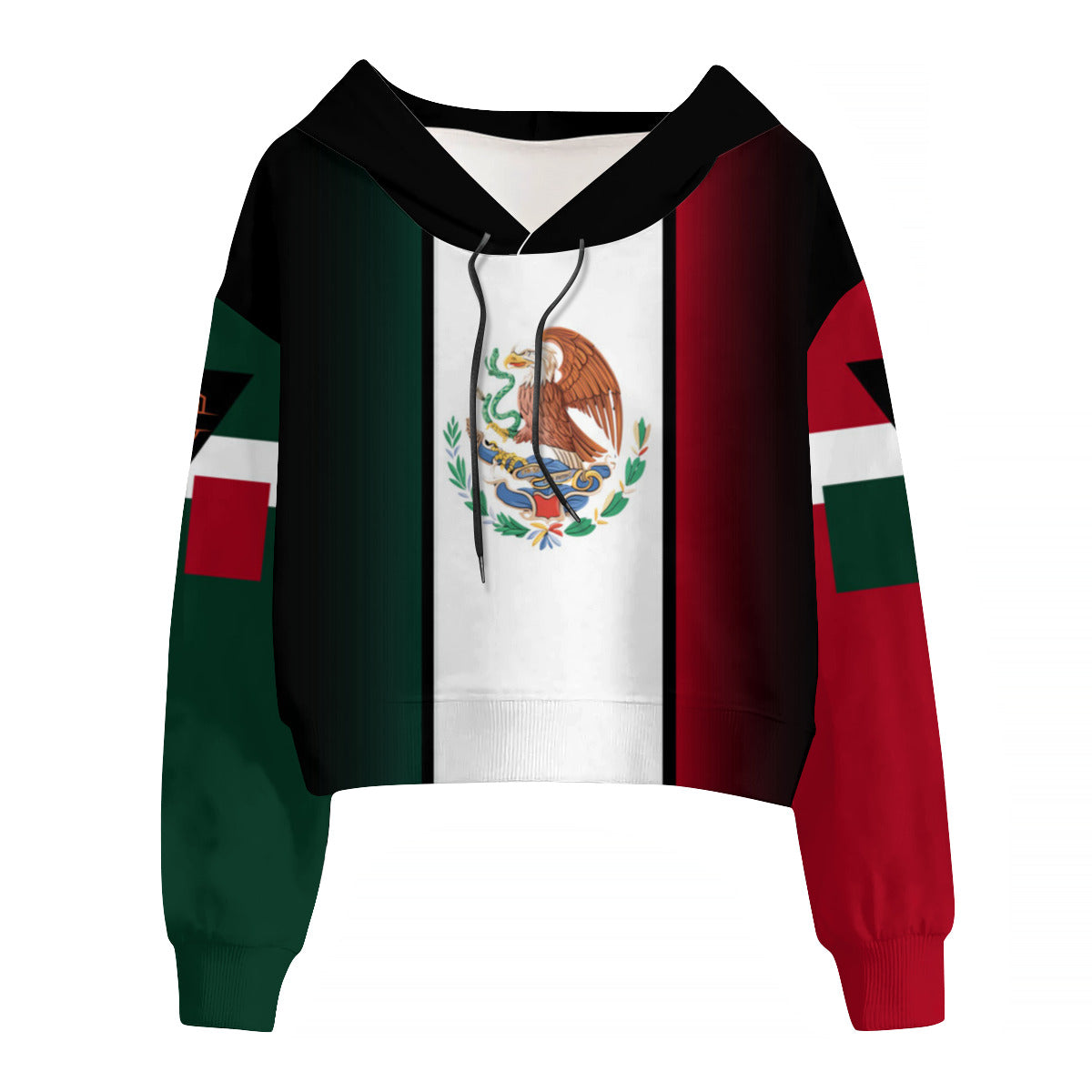 Latin Crop Top Hoodie Mexico FDT