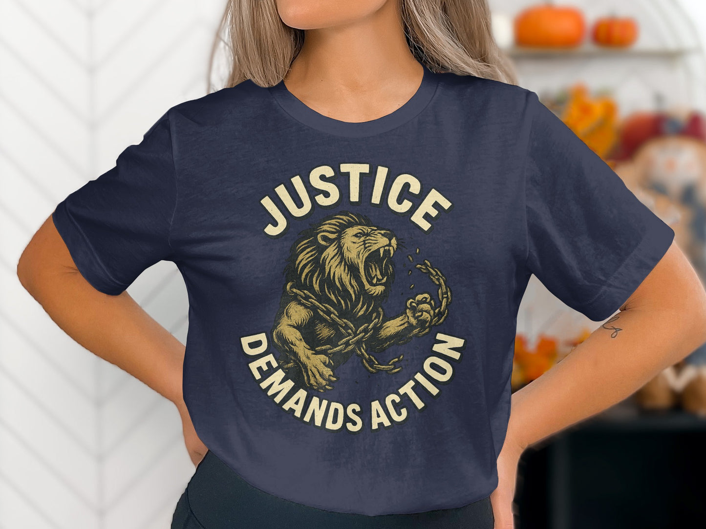 Justice Demands Action Graphic T-shirt product type