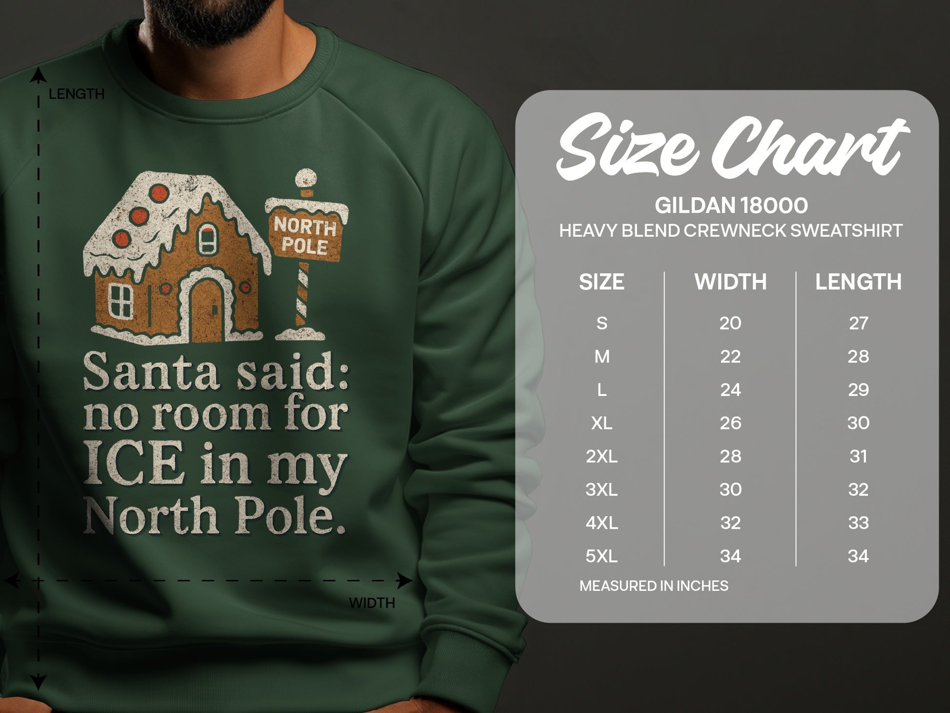 Santa Said No Room For Ice In My North Pole Sweatshirt