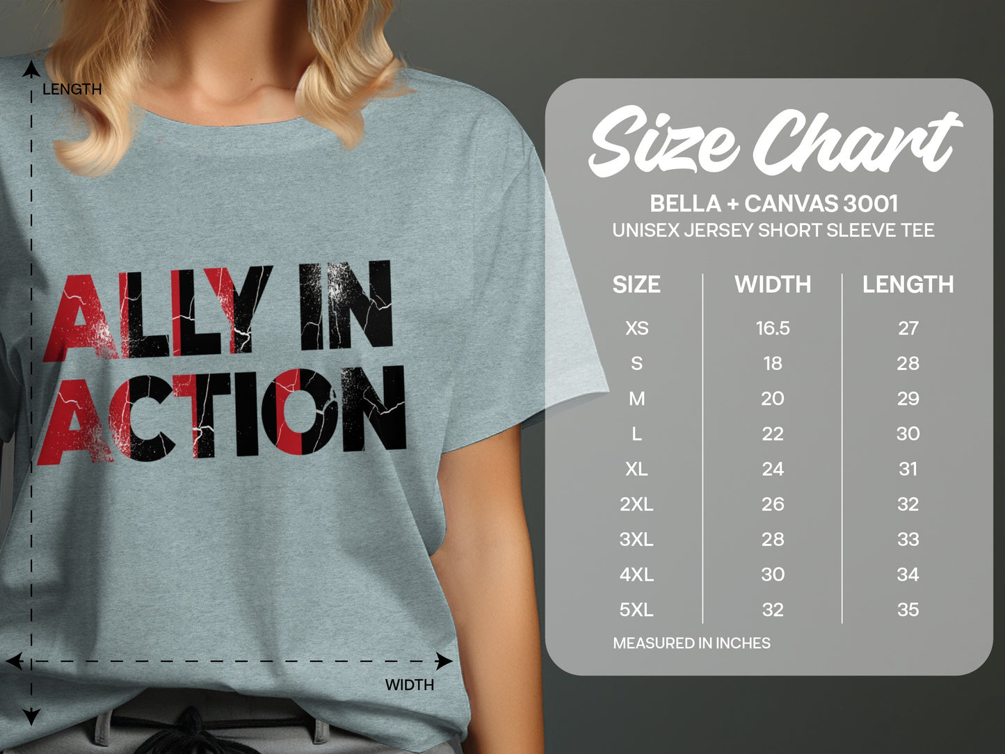 Ally In Action Unisex Jersey Short Sleeve Tee