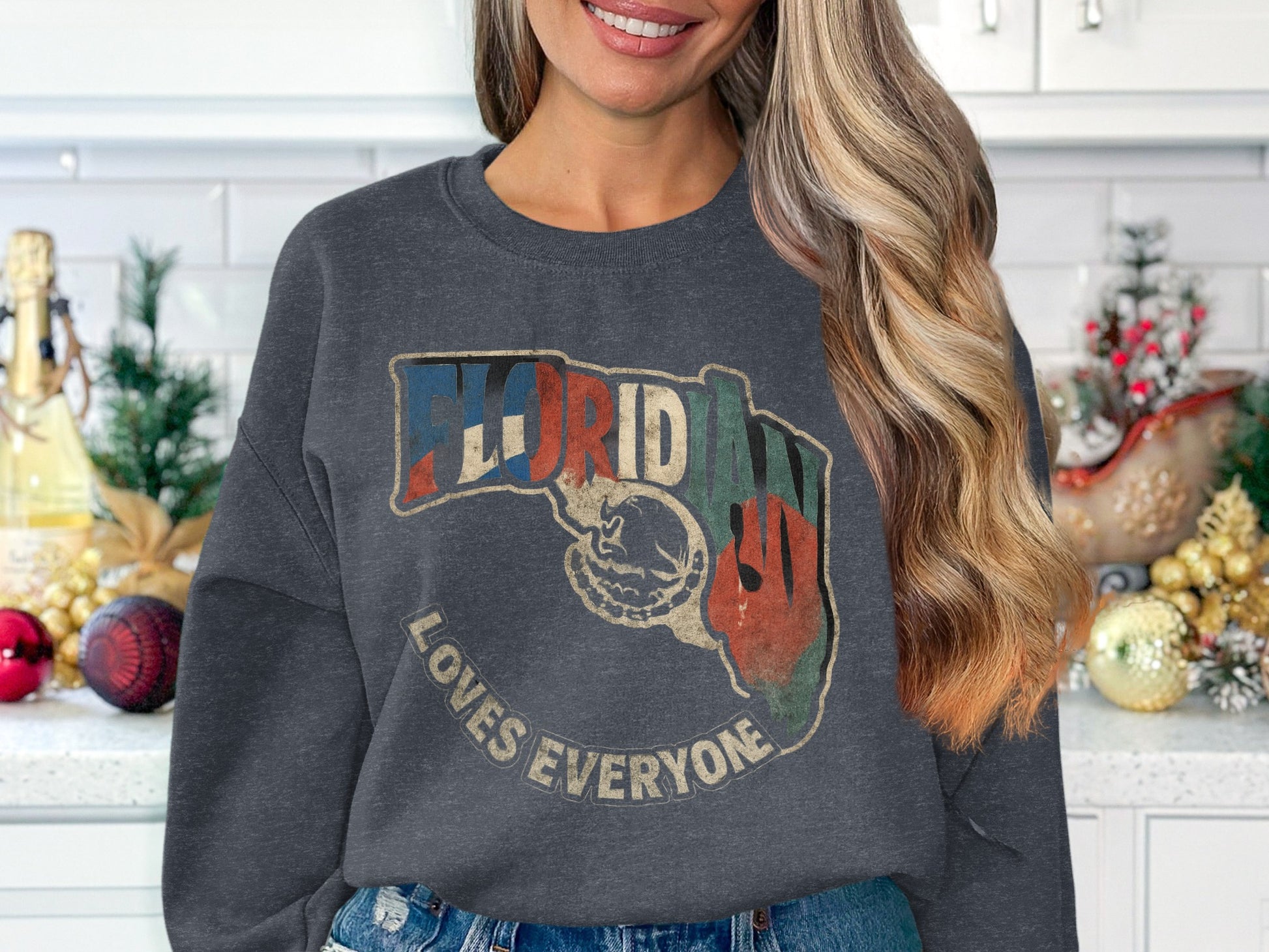 Florida Loves Everyone Graphic Sweatshirt product