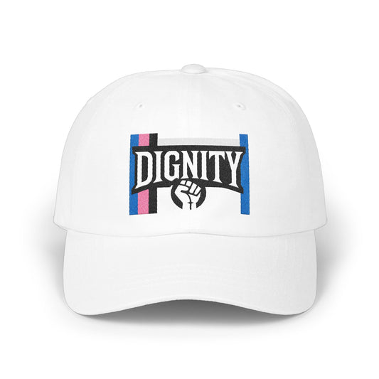 Dignity Logo Icon Printed Design on White Cap product
