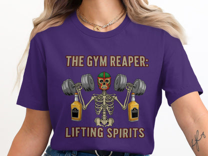 The Gym Reaper Lifting Spirits Funny Shirt product