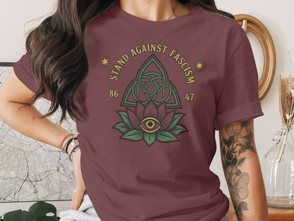 Stand Against Fascism Graphic T-Shirt