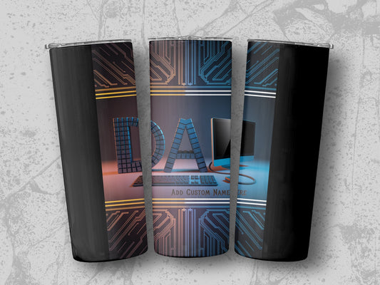 Personalized Tech-Themed Tumbler Cup Product Type
