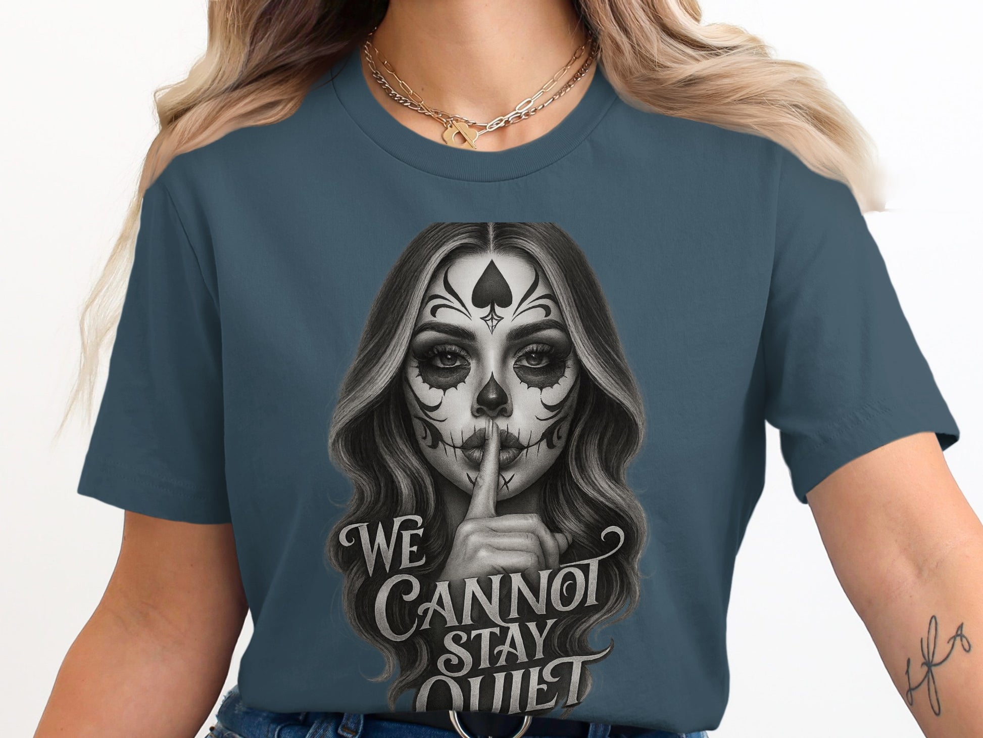 Day of the Dead We Cannot Stay Quiet T-shirt product