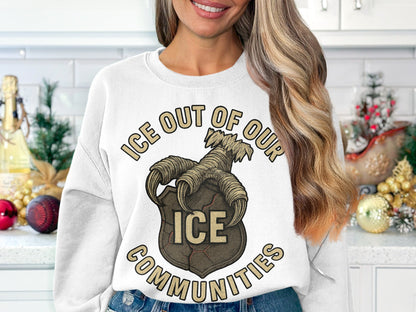 Ice Out of Our Ice Communities Graphic product
