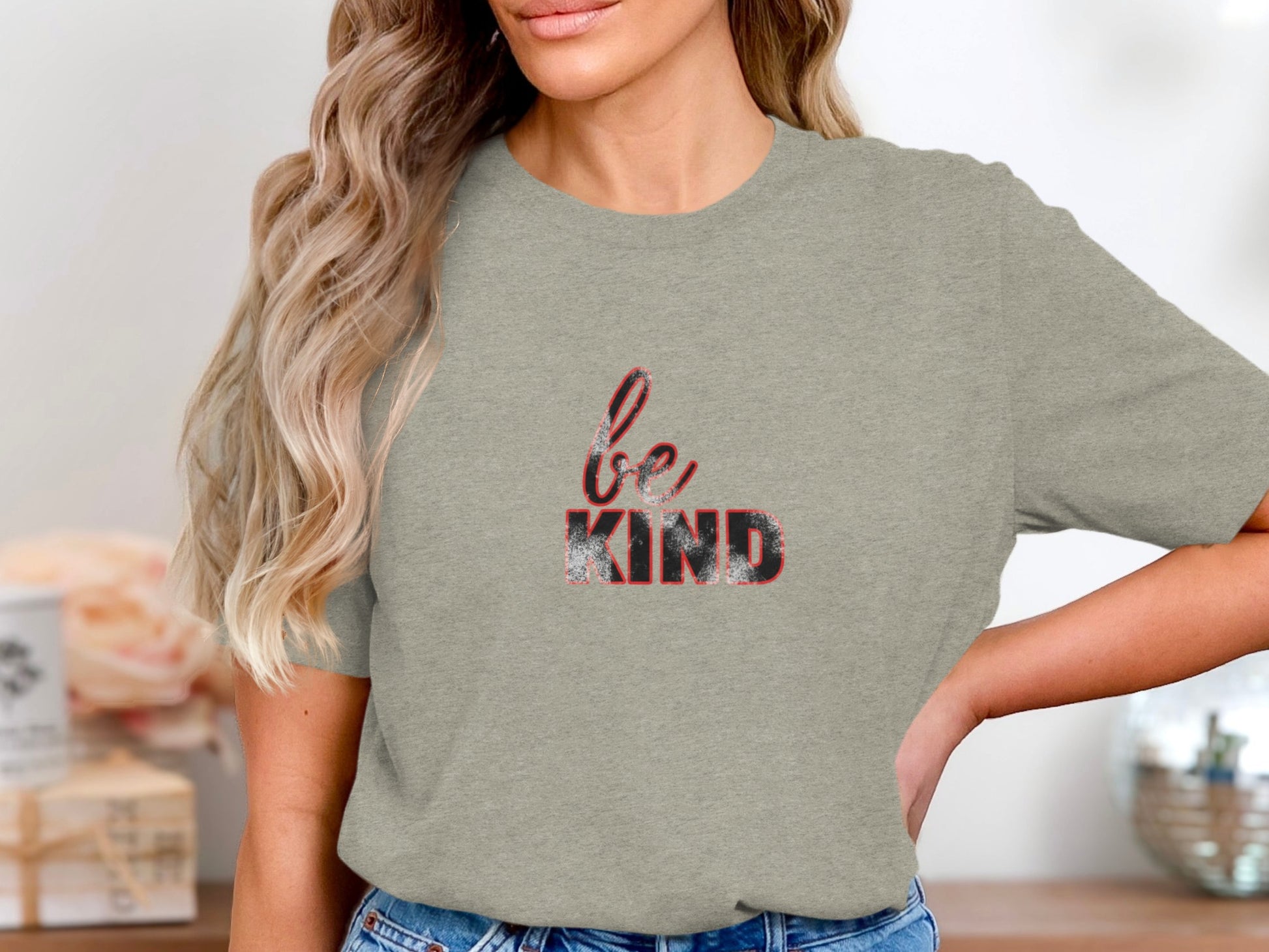 Be Kind Graphic T-Shirt With Bold Print Design