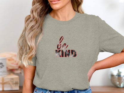 Be Kind Graphic T-Shirt With Bold Print Design