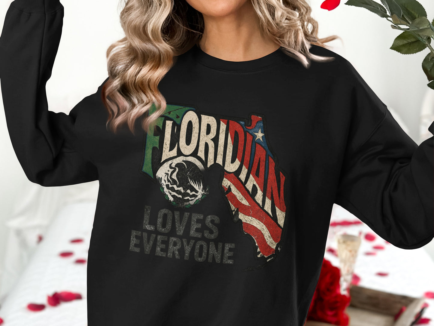 Floridian Loves Everyone Unisex Sweatshirt product
