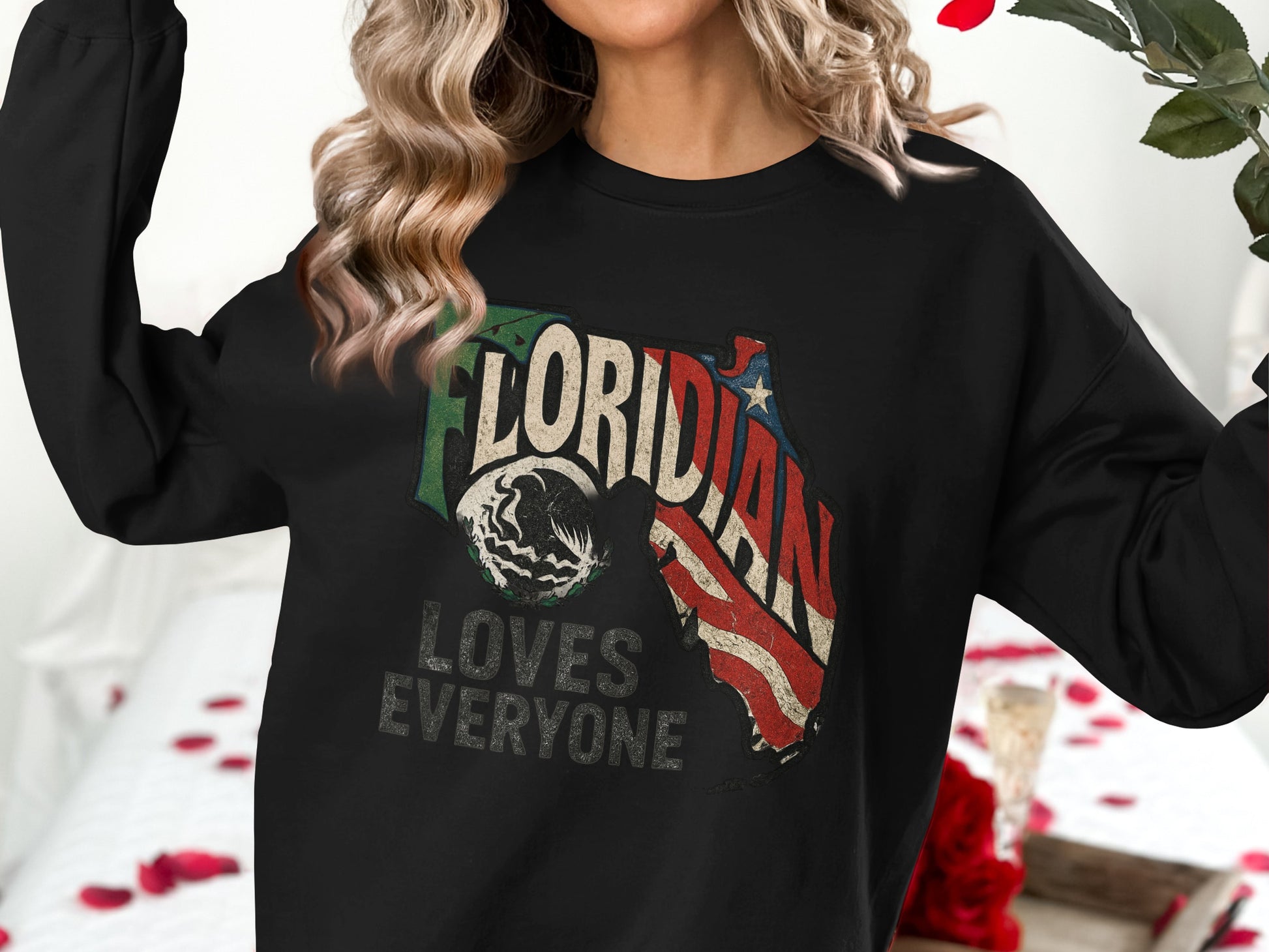 Floridian Loves Everyone Unisex Sweatshirt product