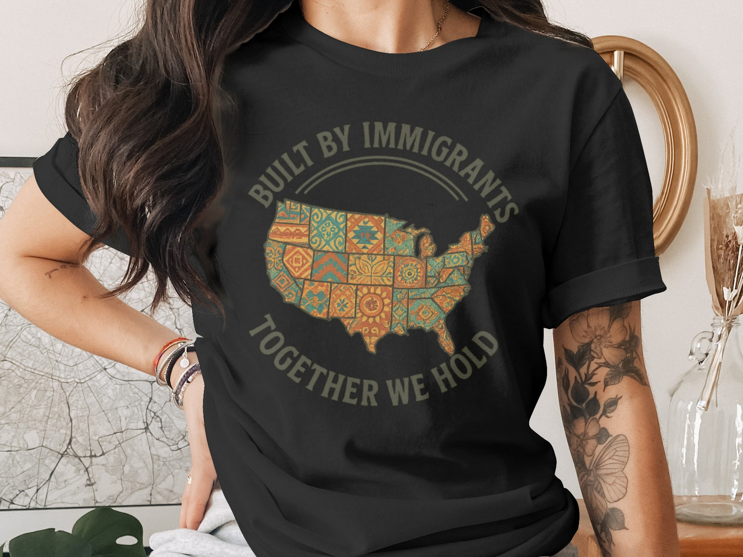 Built By Immigrants Together We Hold T-shirt product