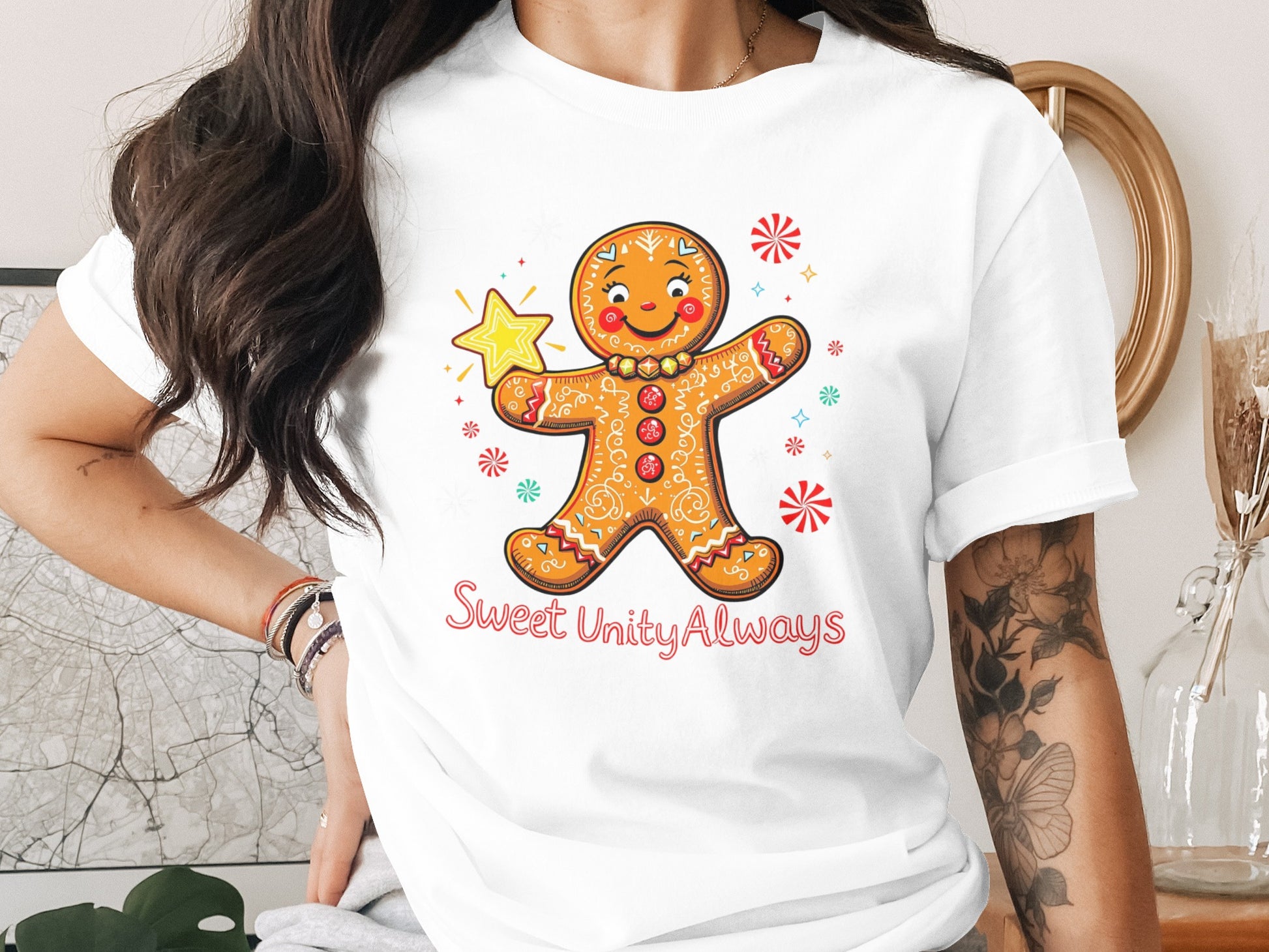 Sweet Unity Always Gingerbread Character Shirt