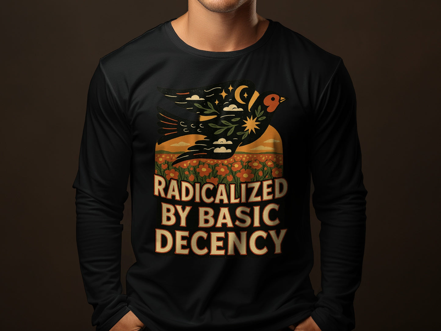Radicalized By Basic Decency Graphic Tee