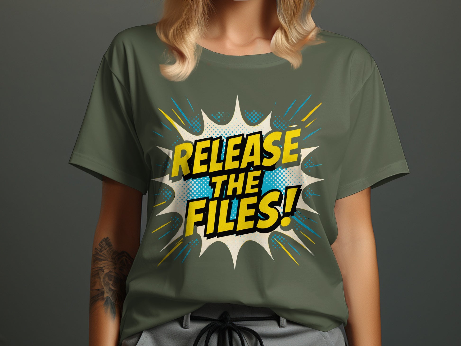 Catchy Release The Files Graphic Tee product