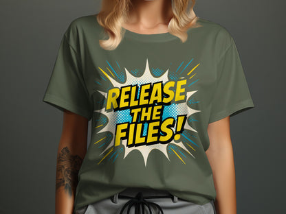 Catchy Release The Files Graphic Tee product