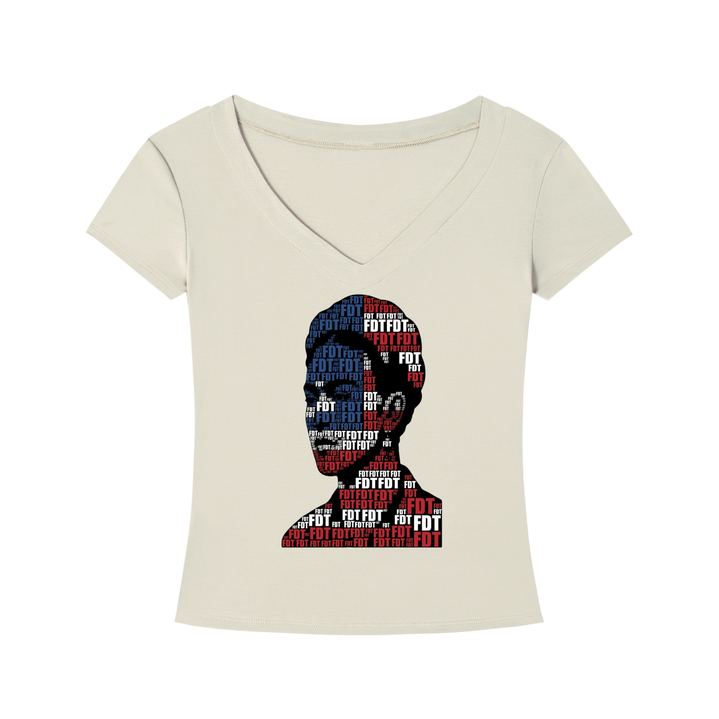FDT Frida Tee Tencel Slim Fit V-Neck T-Shirt