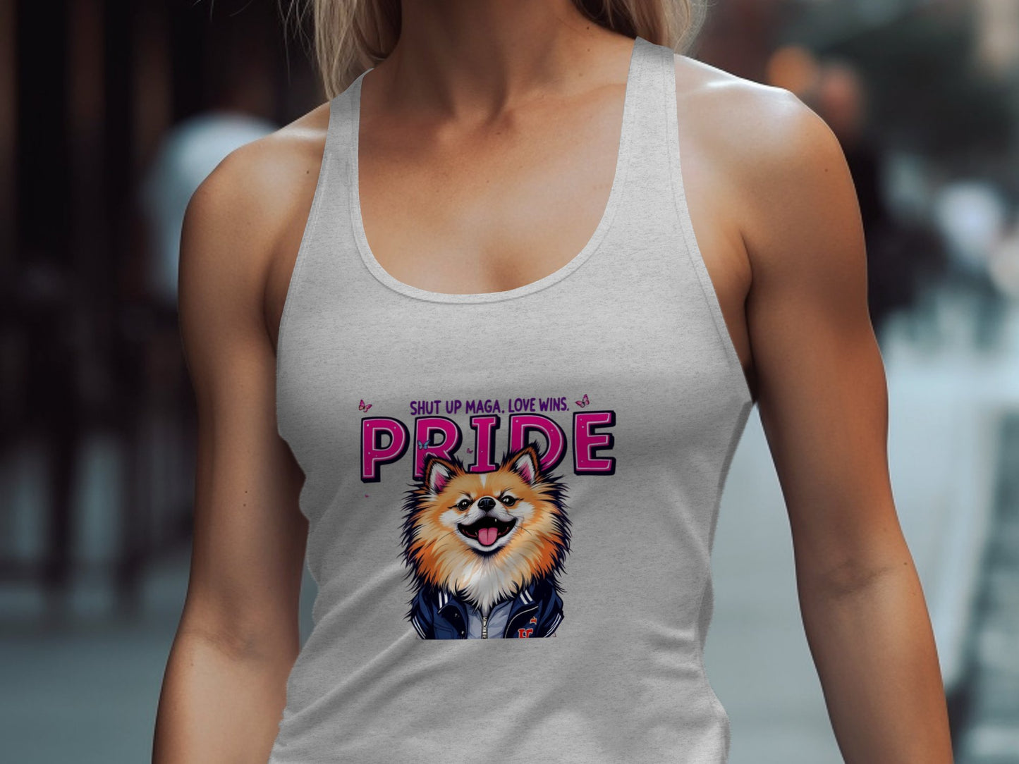Shut Up MAGA Love Wins Pride Tank Top product