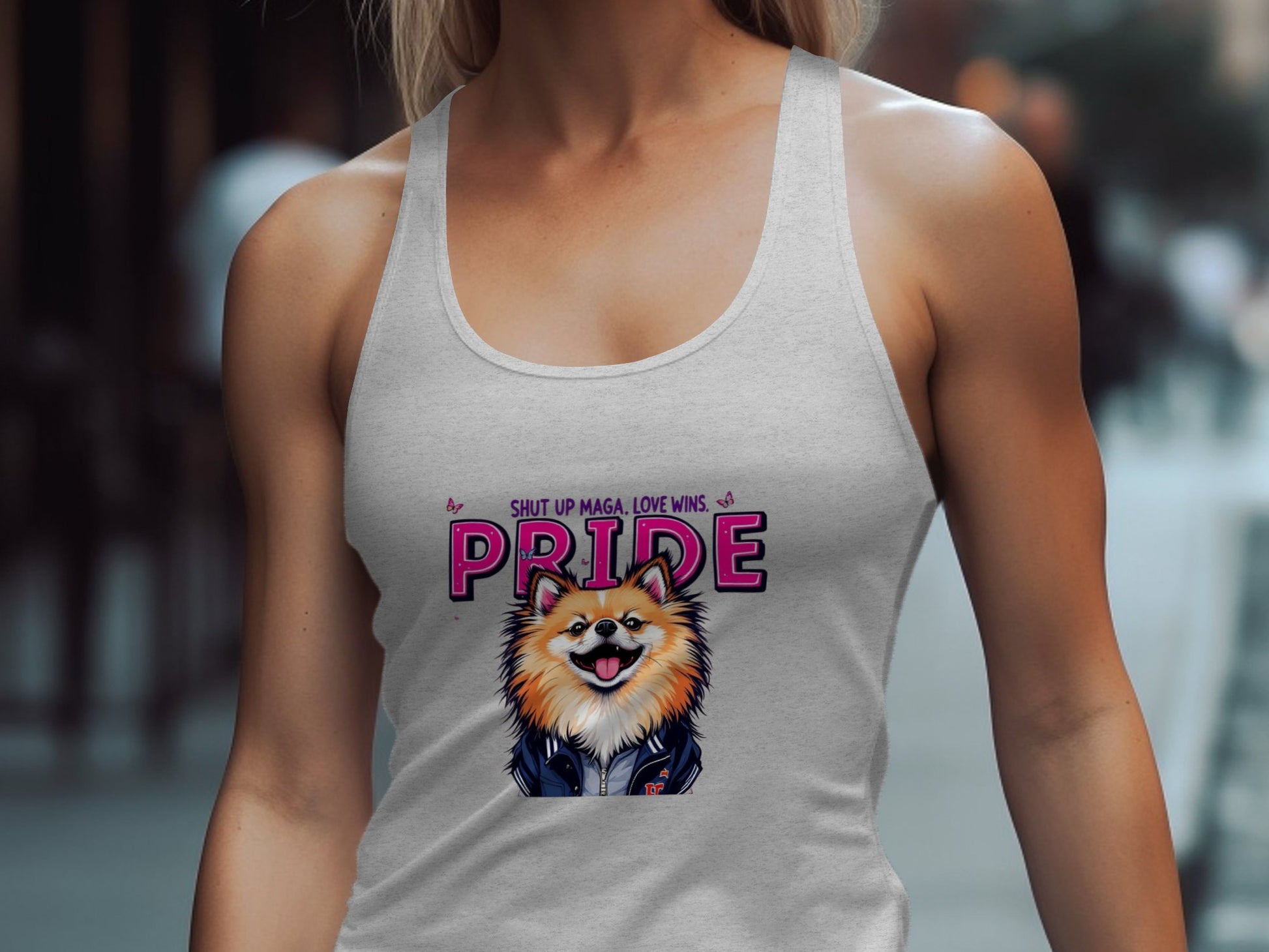 Shut Up MAGA Love Wins Pride Tank Top product