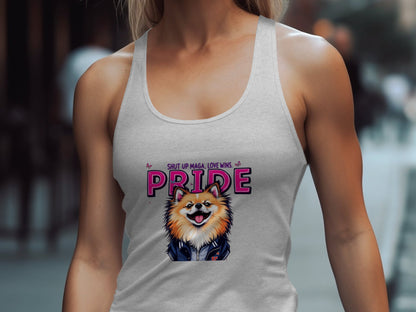 Shut Up MAGA Love Wins Pride Tank Top product