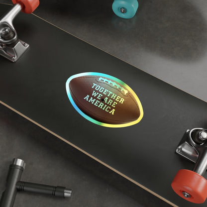 Together We Are America Football Skateboard Deck