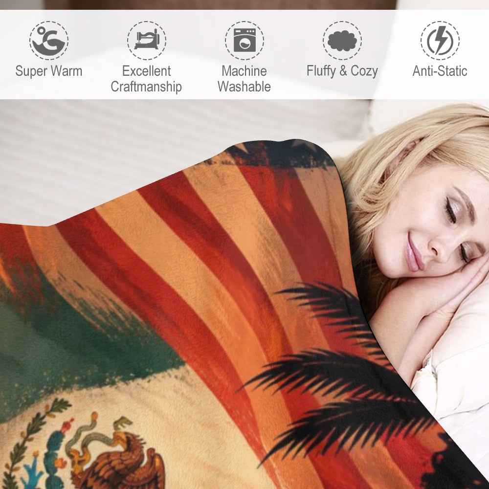 Ultra-Soft Flannel Blanket Multiple Sizes