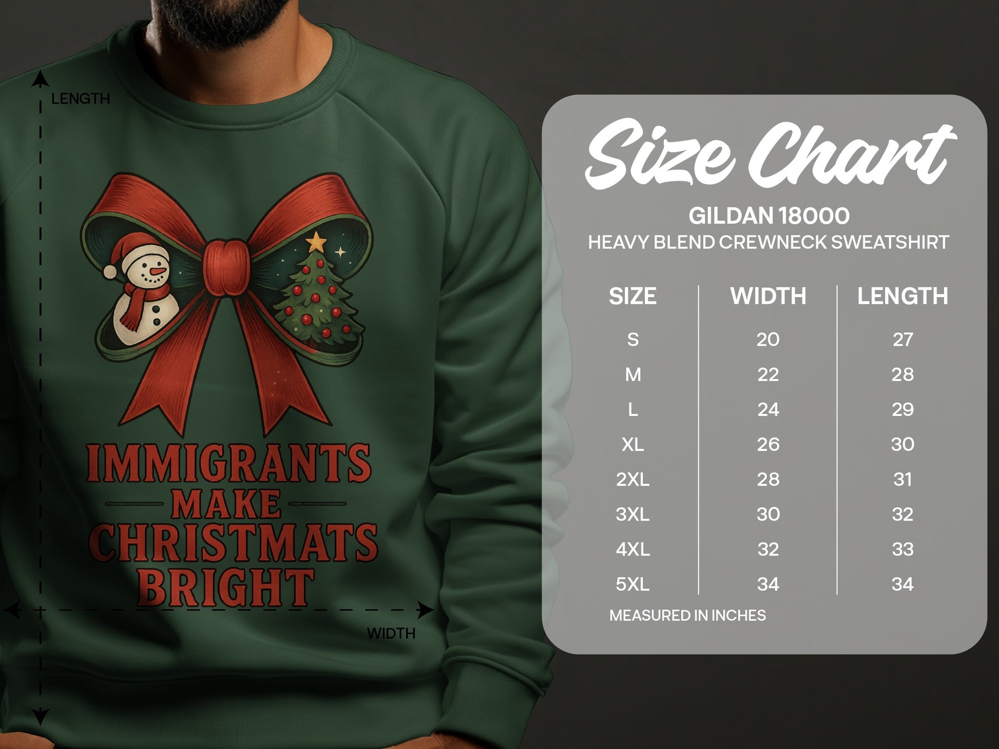 Immigrants Make Christmas Bright Sweatshirt