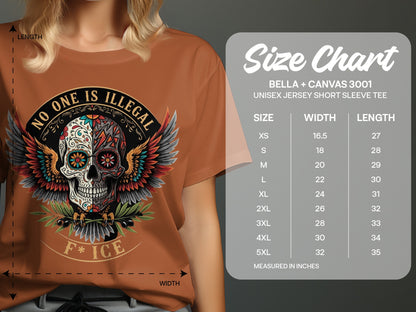 No One is Illegal F*ICE Unisex Jersey Short Sleeve Tee product