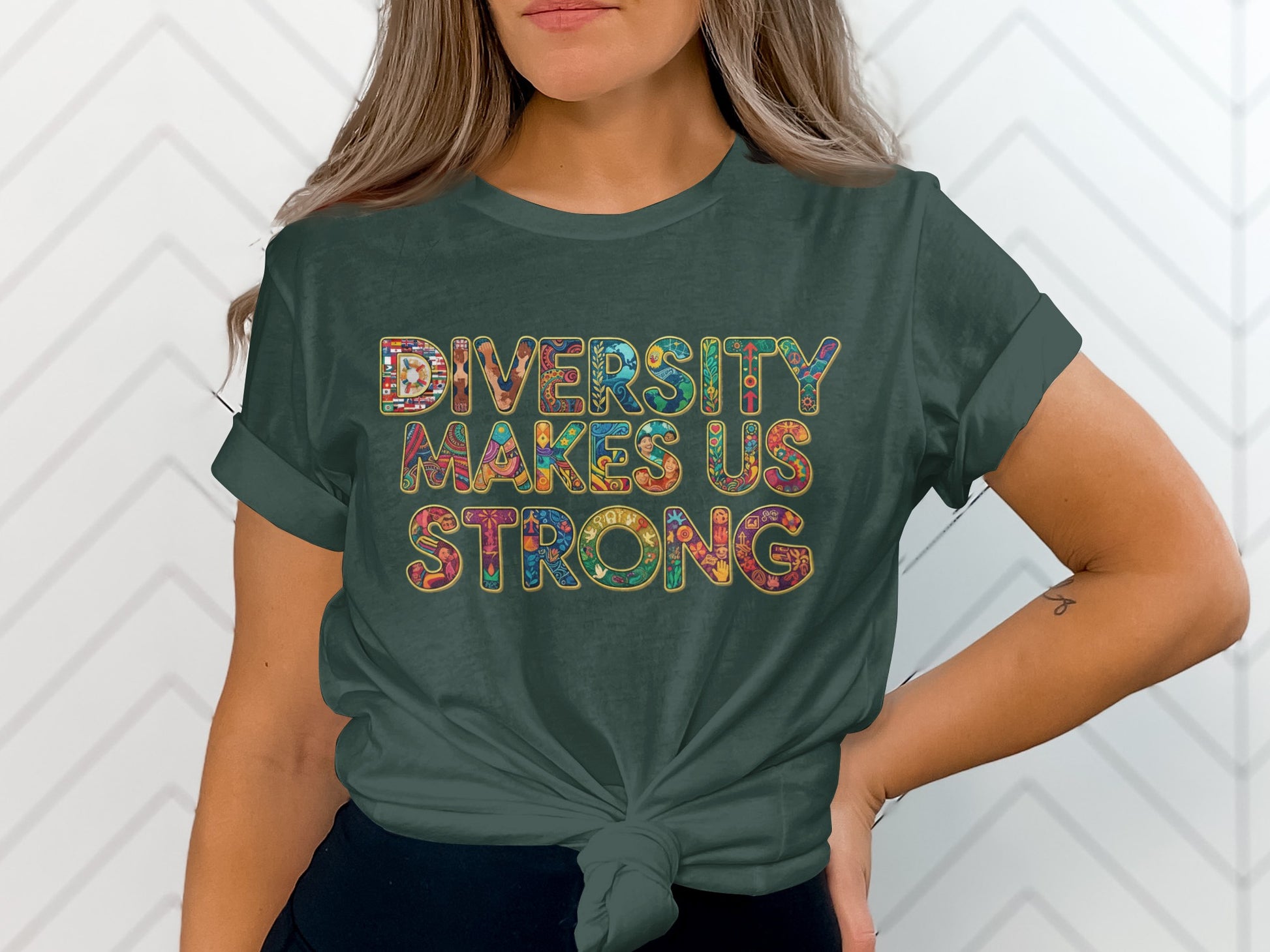 Diversity Makes Us Strong Graphic Tee