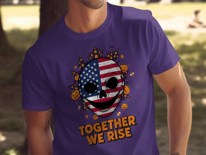 Together We Rise Skull Halloween T-Shirt product