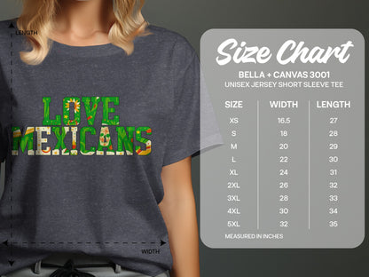 Love Mexicans Graphic Unisex Jersey Short Sleeve Tee product type