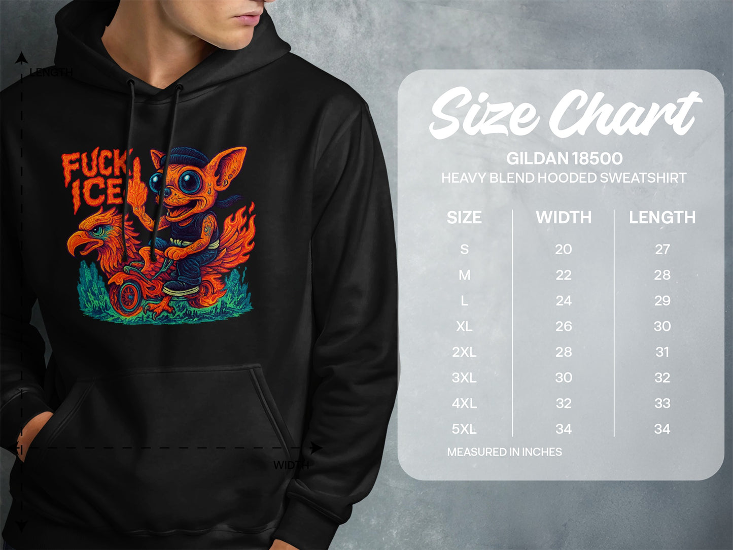 Fantasy Character Hoodie Heavy Blend Hooded Sweatshirt product