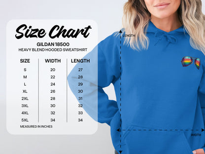 Colorful Sunglasses Graphic Heavy Blend Hooded Sweatshirt product type