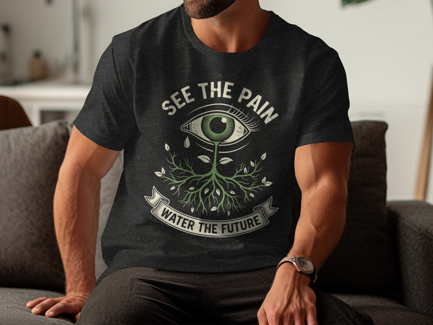 See The Pain Water The Future Eye Graphic Shirt Product