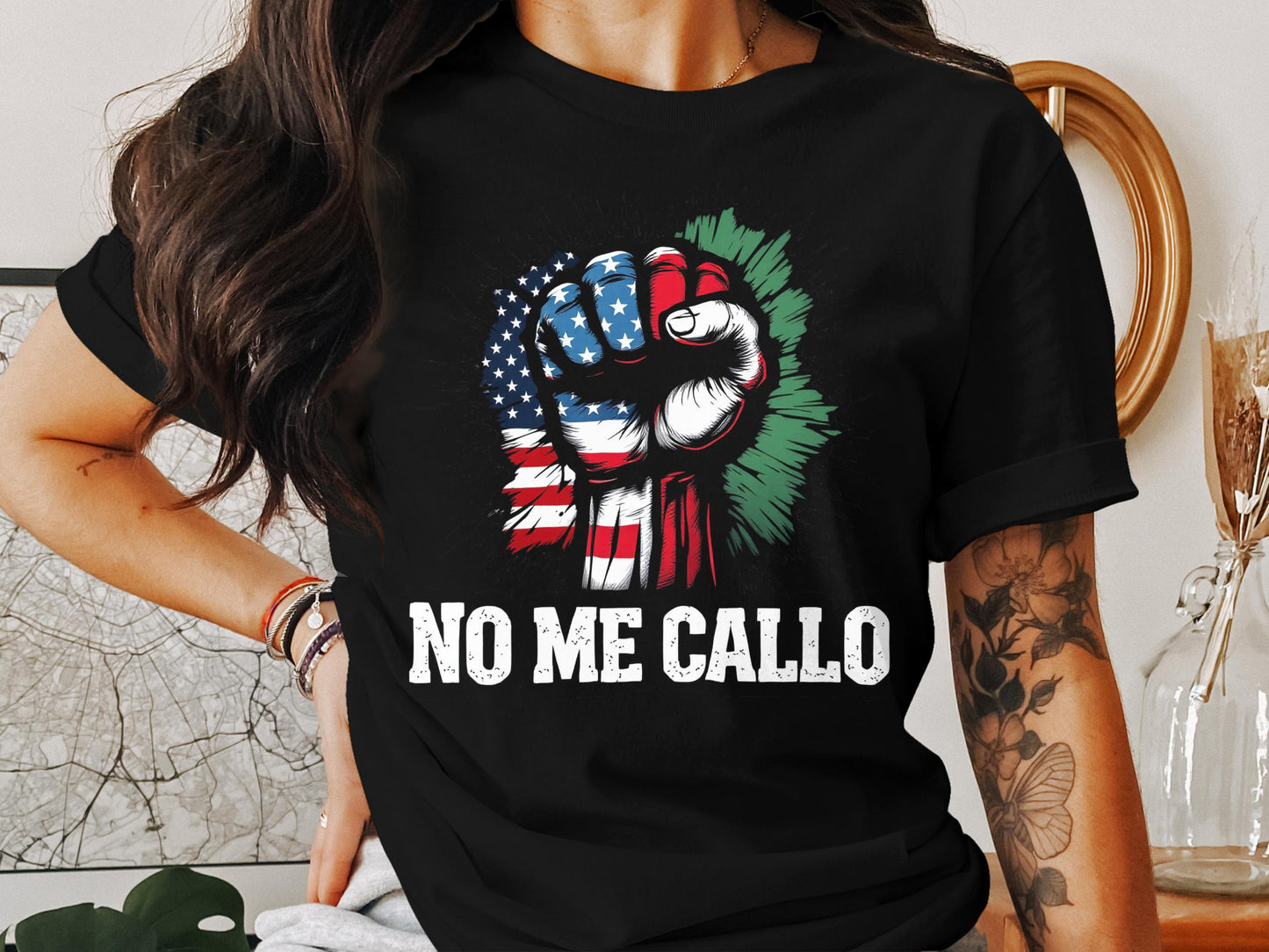 No Me Callo Graphic Statement Tee Shirt product