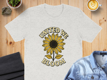 United We Bloom Sunflower Graphic Tee product