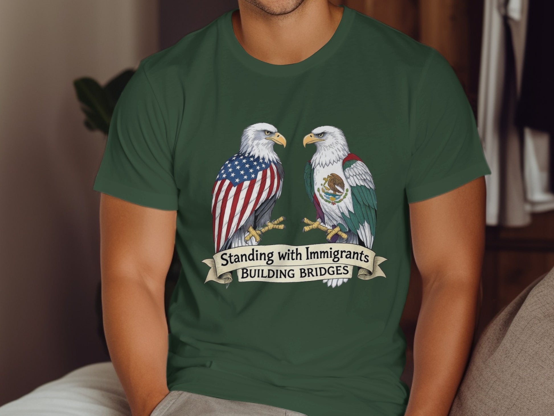 Standing with Immigrants Building Bridges Shirt product type