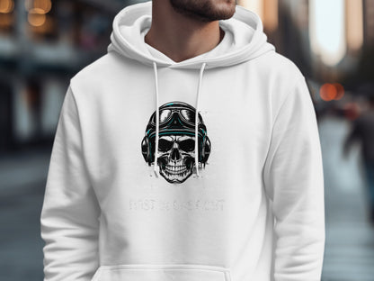 Mystical Skull with Headphones Graphic Hoodie
