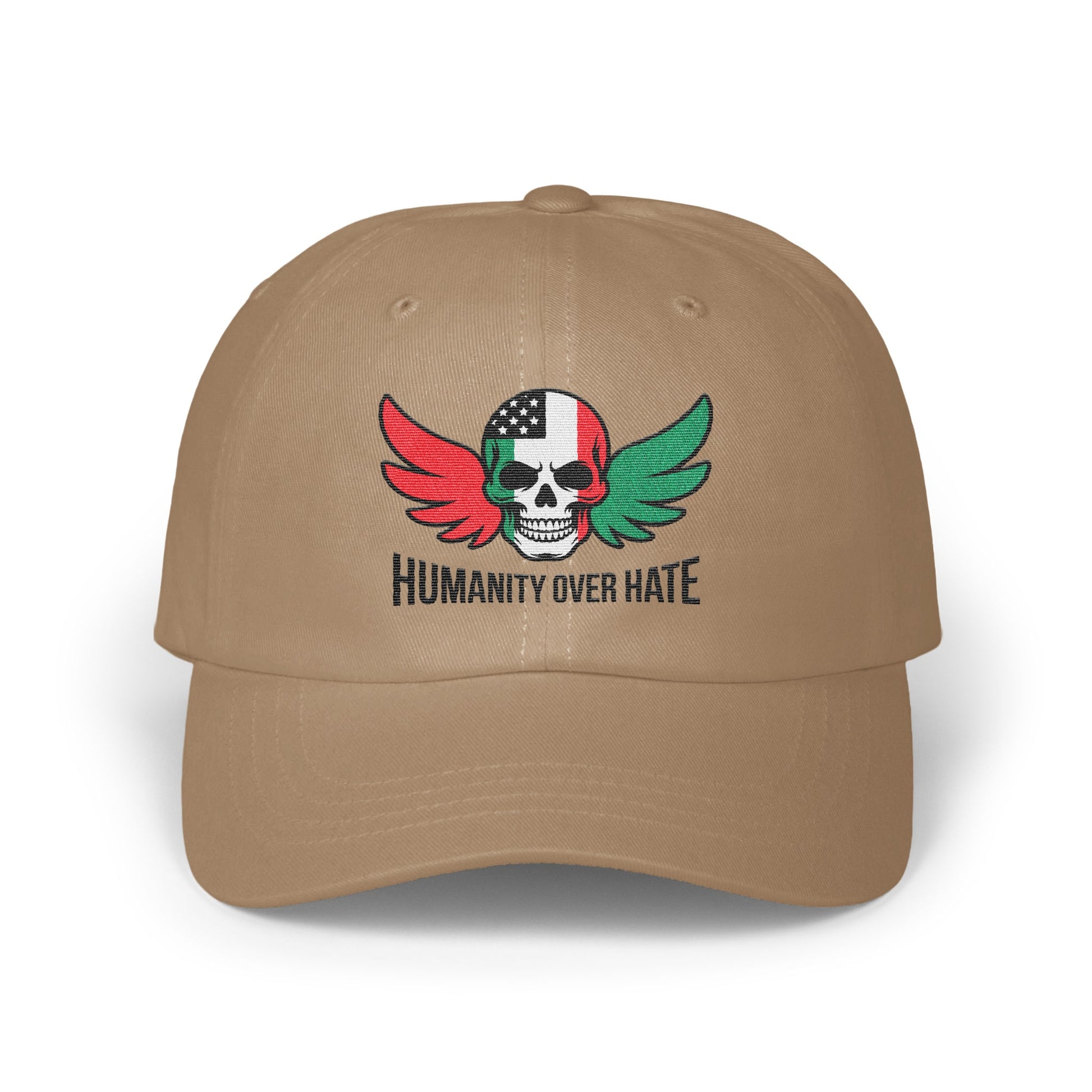 Humanity Over Hate Skull with Wings Graphic Hat product